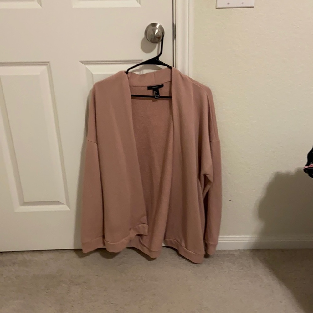 Pink cardigan